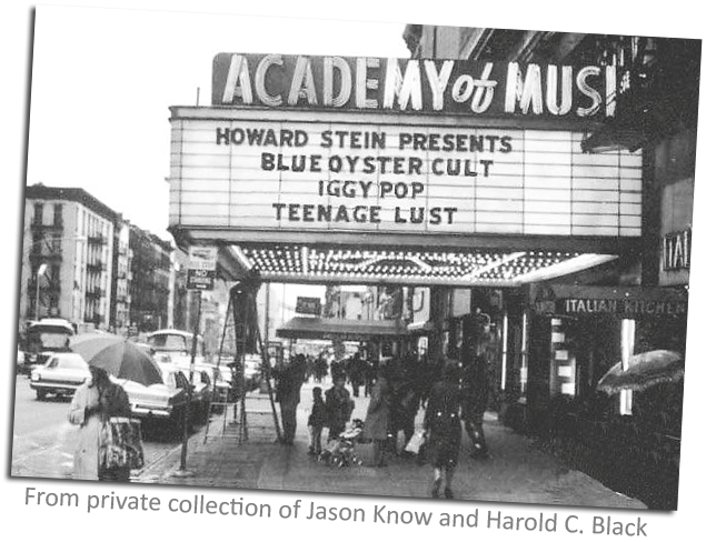 Academy of Music marquee