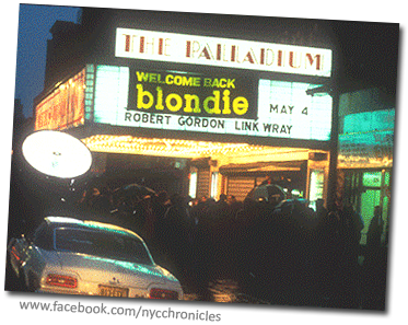 Palladium Blondie concert