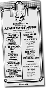 Academy of Music Concert Advertisement