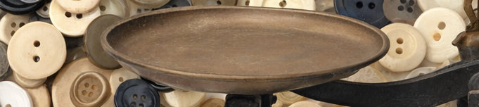 balance scale and buttons