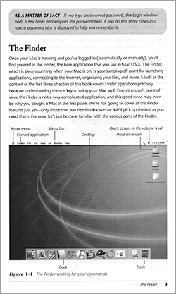 No Nonsense Guide to Mac OS X Jaguar inside page