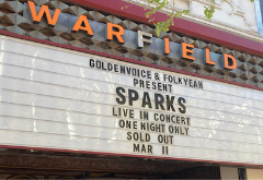 Warfield Theatre marquee