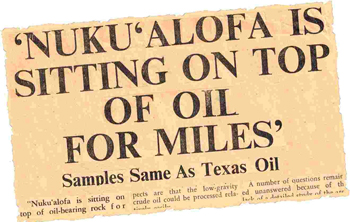 Nuku’alofa sitting on top of oil